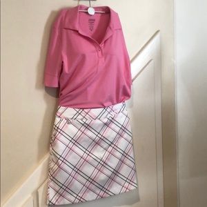 Golf outfit! Pink & White